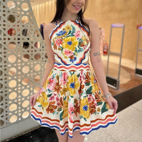 FARM Rio Floraline Short Dress Size S - Picture 3 of 7